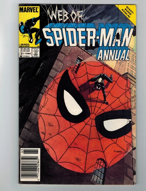 Web of Spider-Man Giant Sized Annual #2 Comic Book September 1986 Marvel Comics