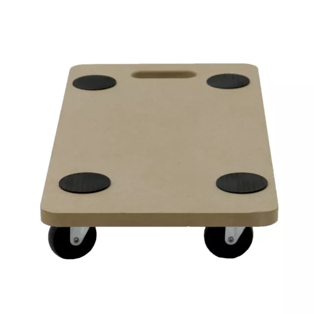 200KG Dolly Cart Trolley Wooden Wheeled Moving Platform Castor Board Transporter