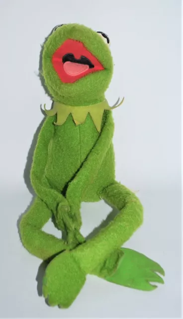 Vtg Fisher Price Muppet Kermit the Frog Jim Henson Plush Stuffed Animal 1978 18"