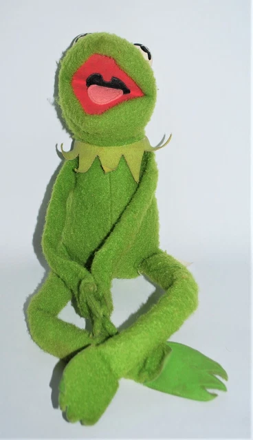 Vtg Fisher Price Muppet Kermit the Frog Jim Henson Plush Stuffed Animal 1978 18"