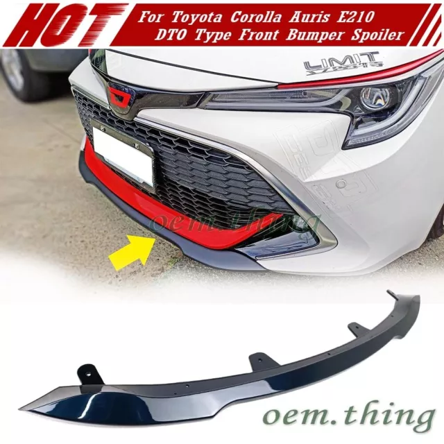 2019+ Fit FOR TOYOTA Corolla AURIS E210 5D DTO Front Bumper Spoiler Painted #221