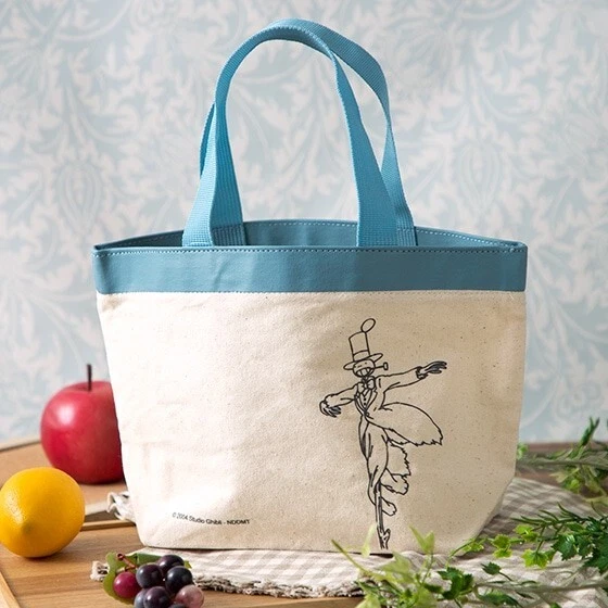 HOWL'S MOVING CASTLE Howl's Moving Castle Canvas Lunch Tote Bag YEB1N