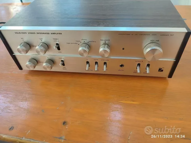 amplificatore vintage Luxman 707