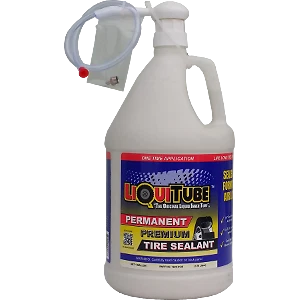 4-1 Gallon Jug of LiquiTube® Tire Sealant with Pump (Sold as Case of 4)