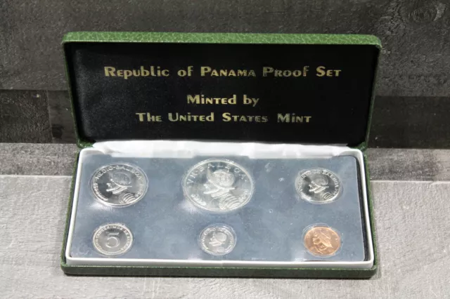 1973 Republic of Panama 6 Coin Proof Set Sealed Struck at US MINT