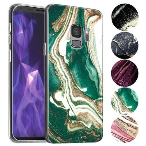 Coque pour Samsung Galaxy S9 Protection Marbre Motif Téléphone Portable Silicone