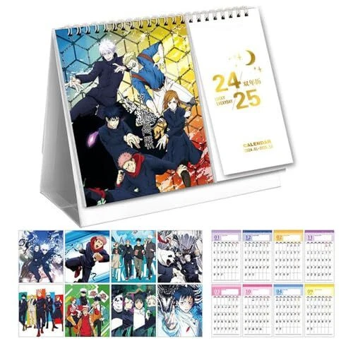JUJUTSU KAISEN CALENDAR 2025 2025 Desk Schedule Gojo Satoru Natsuyu