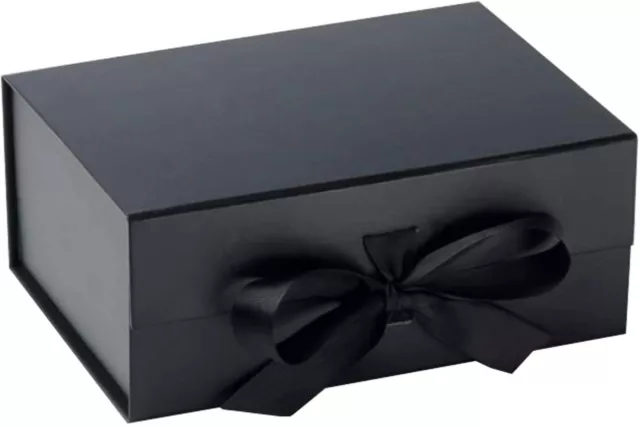 Luxury Gift Box, Magnetic Boxes with Ribbon, Rigid Box- A5 Deep Size