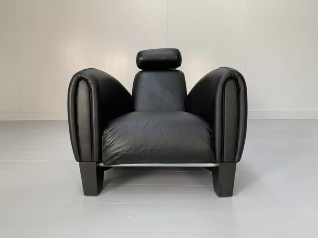 De Sede DS-57 "Bugatti" Armchair - In Black Leather - RRP £11,000