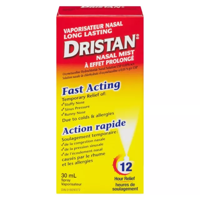 Dristan Fast Acting Long Lasting Nasal Spray , nasal congestion 12 hours 30 mL