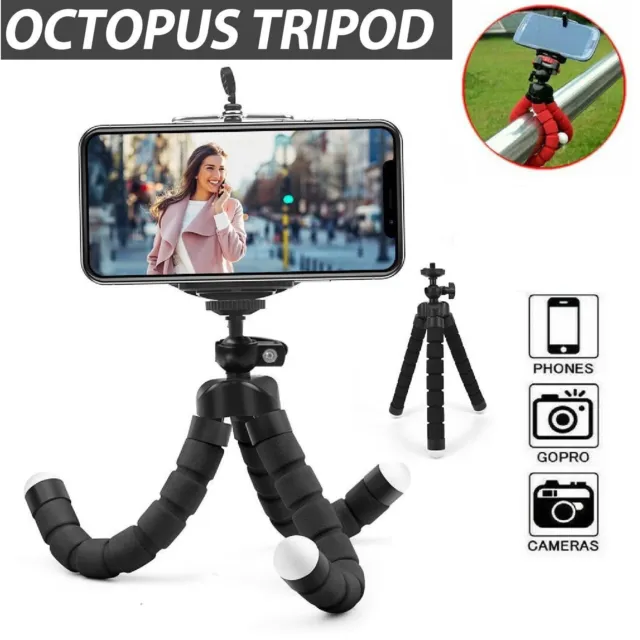 Universal Adjustable Flexible Octopus Tripod Stand Phone Holder for Phone Camera