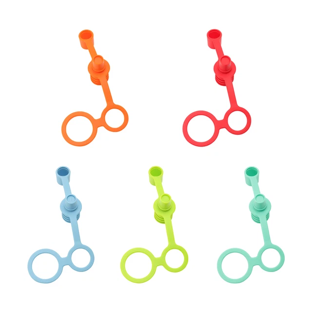 BABY SILICONE BOTTLES Top Spout Nipple Water Bottle Cap Soft Adapter