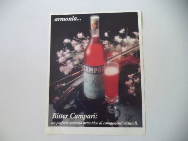 advertising Pubblicità 1979 BITTER CAMPARI