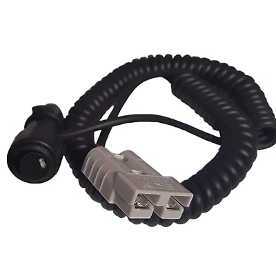 50 amp Anderson to Cig Socket with Switch and Extendable Spiral Cable Up to 3m
