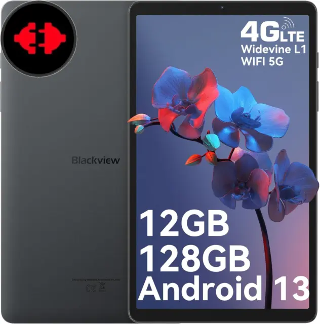 TABLET 8.68 POLLICI 12GB+128GB (TF 1TB) Android 13 Tablet in Offerta Dual  4G LTE EUR 176,12 - PicClick IT