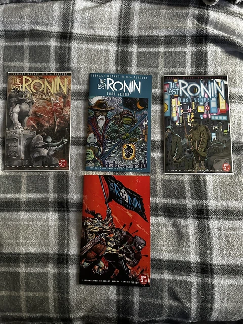 TMNT LAST RONIN THE LOST YEARS 2 COVER A B C SET + 1:25 RATIO NM+ in hand