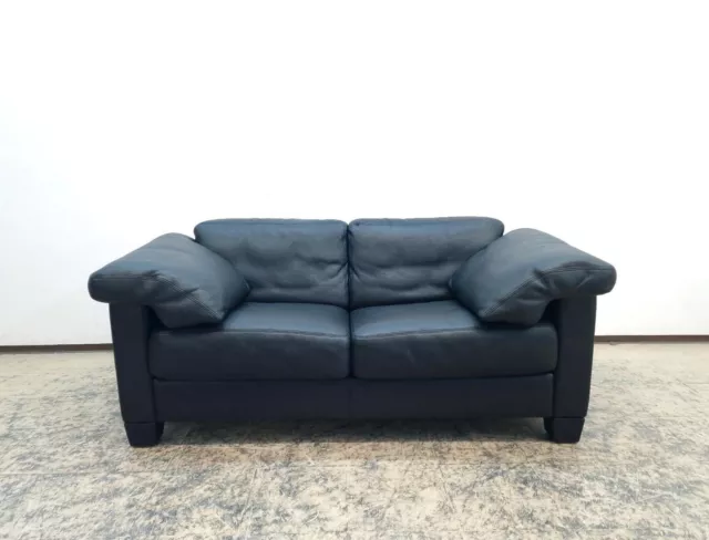 De Sede ds 17 Zweisitzer Schwarz Ledersofa Designersofa desede Wk Wohnen#0586