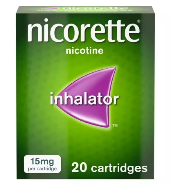 Nicorette Inhalator, 15 mg, 20 Patronen Neu