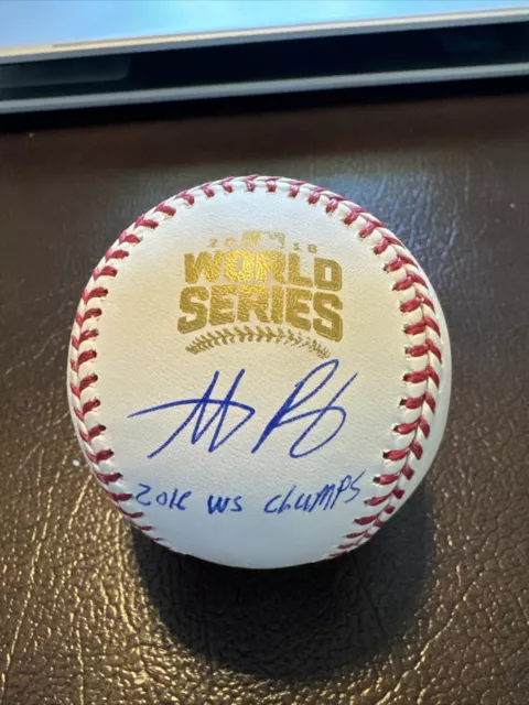 Anthony Rizzo Chicago Cubs Signed 2016 World Series Baseball Autograph inscribed