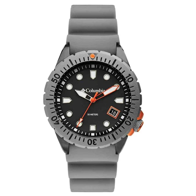 Columbia CSC04-002 da Uomo Pacific Outlander Grigio Silicone Polso