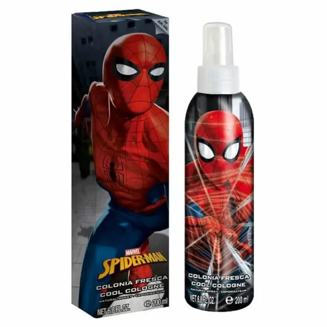 Marvel SPIDER-MAN colonia fresca spray 200ml idea regalo bimbi