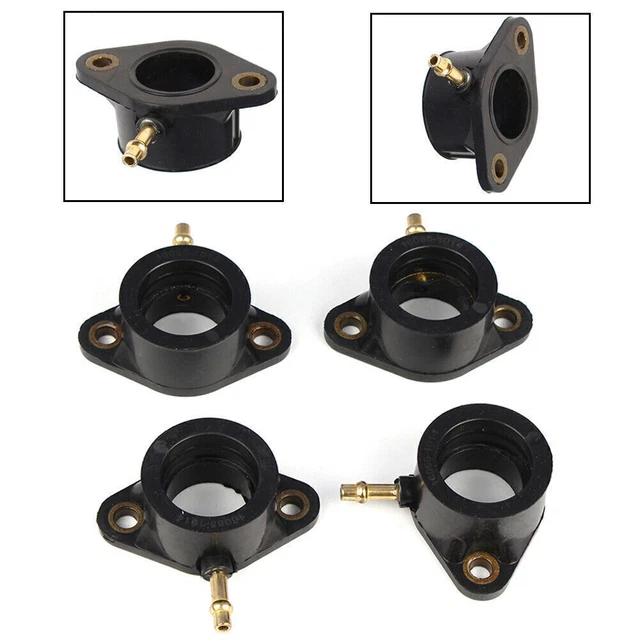 Intake Manifold Boot Carburetor Adapter Fit Kawasaki KZ1000 LTD &KZ1100 GPZ