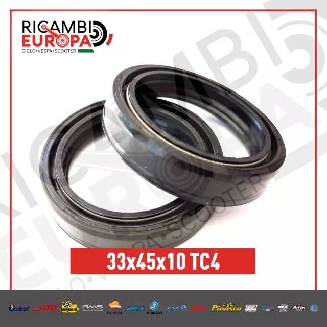 KIT PARAOLIO PARAOLI FORCELLA 33x45x10 YAMAHA MAJESTY 180 2001>2009