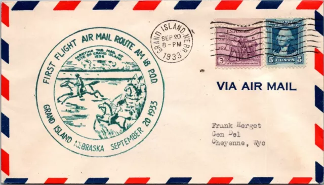 Goldpath: Us Air Mail 1933, First Flight, Am 18 Cv496_P20