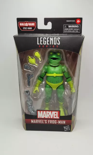 Marvel Legends FROG MAN Stilt Man BAF Hasbro NIB SEALED Marvel Legends FROG MAN Stilt Man BAF Hasbro NIB SEALED