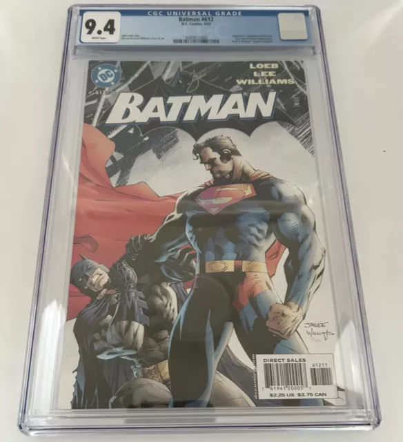 Batman #612 1st Print CGC 9.4 Jim Lee Cover & Art - Hush Superman Catwoman