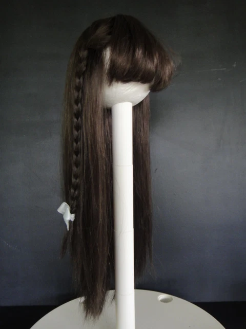 Perruque 100% Cheveux Naturels Pour Poupée Ancienne – Floue 14 (43cm) – Fabriquée En France