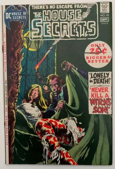 (1971) The House Of Secrets #93 Signed By Bernie Wrightson!