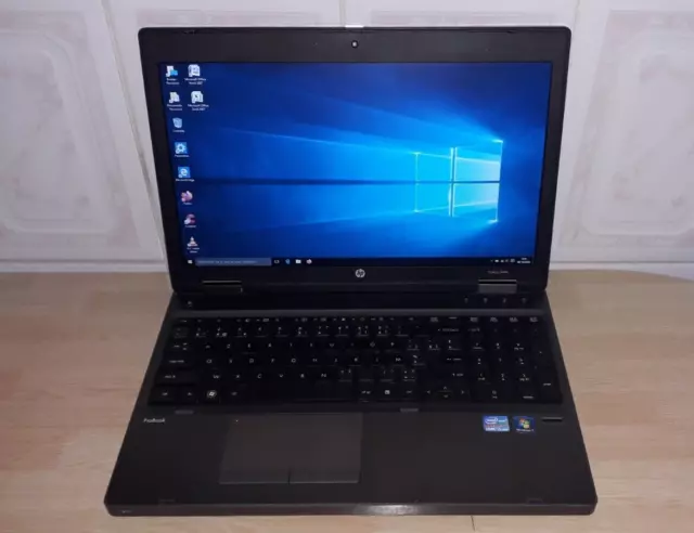 ORDINATEUR HP PROBOOK 6570B Core @ i5 WINDOWS10+OFFICE BATTERIE3H00 PC TOP ETAT