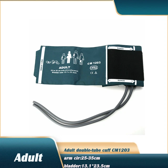 New Adult Reusable Double-Tube NIBP Cuff / Blood pressure Cuff arm cir:25-35cm
