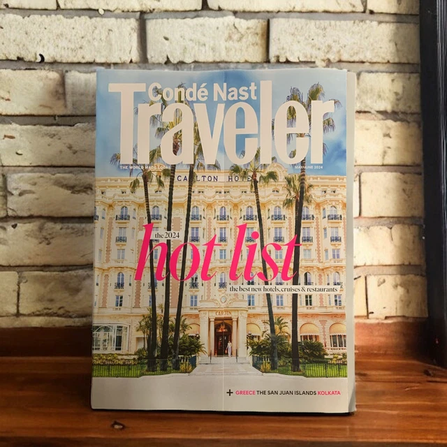 CONDE NAST TRAVELER Magazine May June 2024 Hot List Hotels Cruises ...
