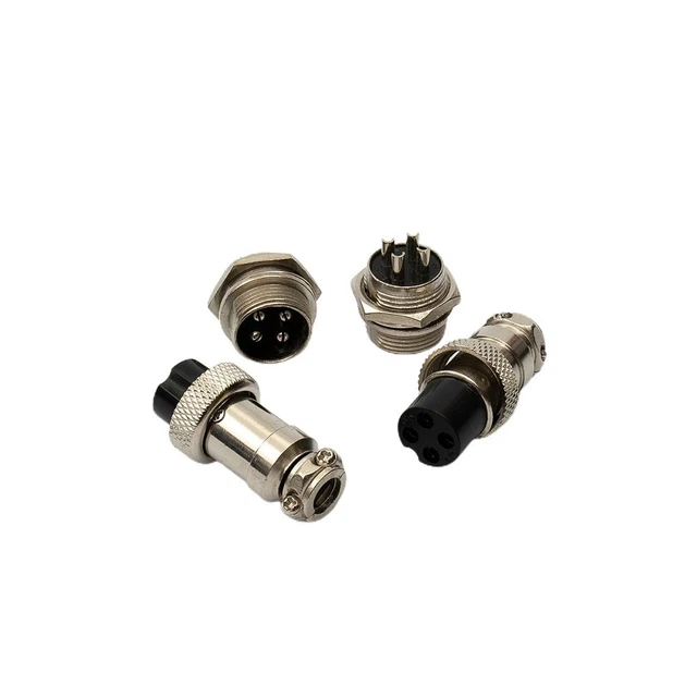 Lot De 10 Connecteurs Aviation GX16-3 - 3 Broches, étanches, Filetage 16mm - Pour Câblage électrique Professionnel Ou DIY