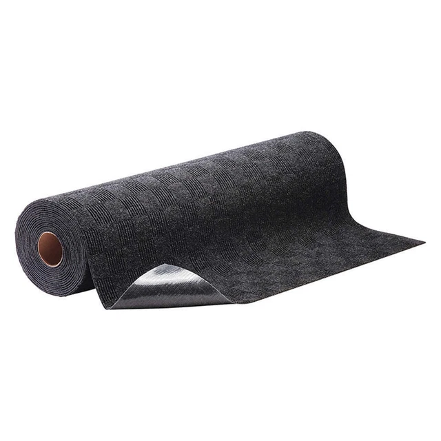 PIG GRP923X25-BK Absorbent Floor Mat,Black,25 ft. L