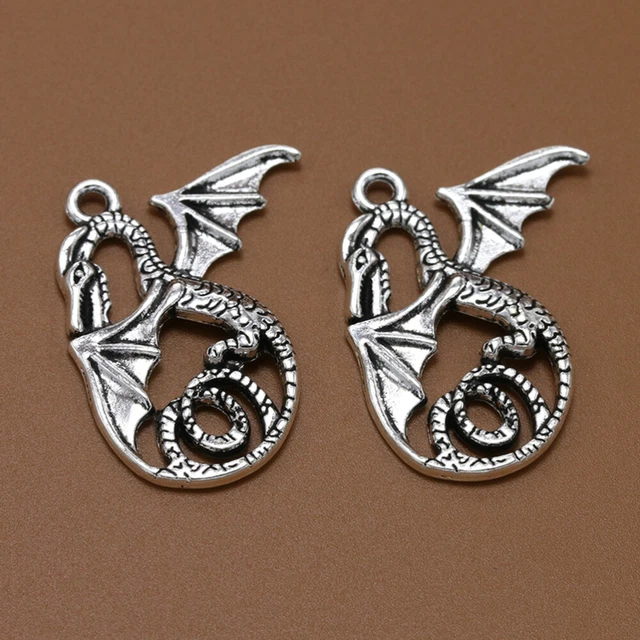20 Pcs Jewelry Making Pendants Charm Stoppers Bracelets Necklace Pendant Alloy 2
