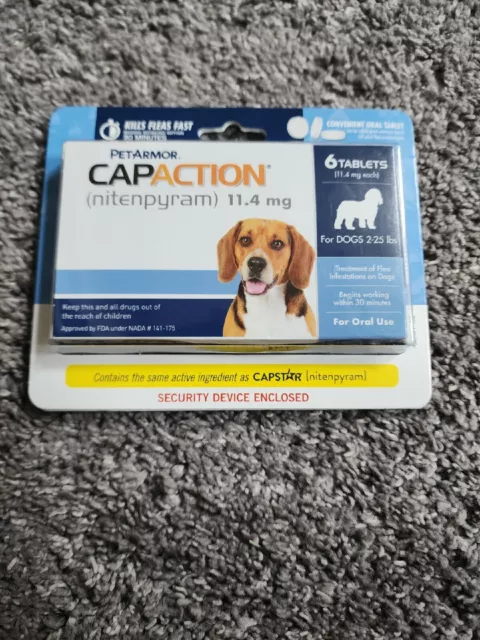 PetArmor CapAction Oral Flea Treatment for Dogs 2-25lbs