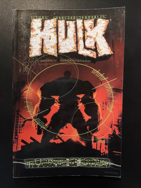 The Incredible Hulk Vol 3 Transfer Of Power (Marvel 2003) Bruce Jones TPB