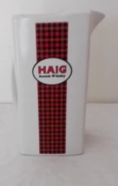 Haig Scotch Whisky Advertising ceramic Pub Jug