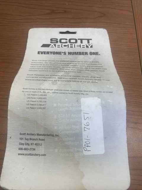 scott archery buckle strap with little goose connector 2