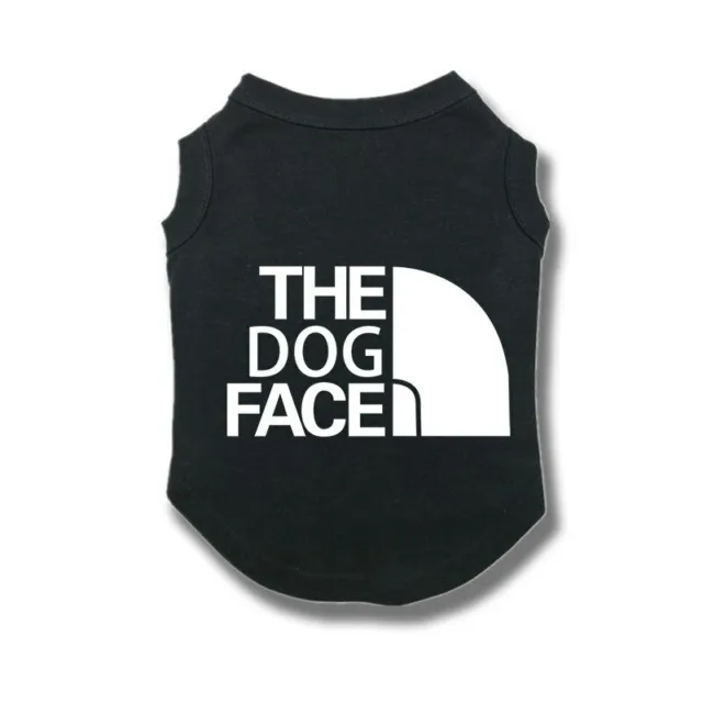Dog Face Designer T Shirt Tank Top Vest for Small Medium Dogs Puppy- US Seller