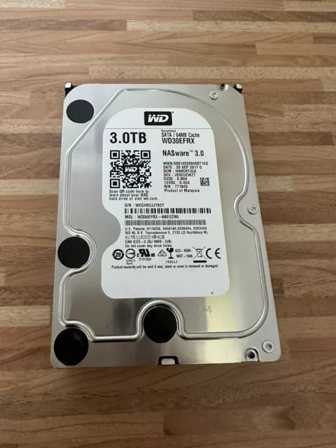 WD Western Digital 3.0TB NAS SATA/64MB (WD30EFRX)