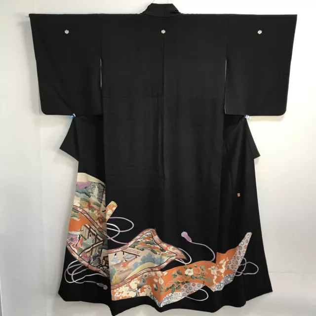 Vintage Japanese  Women's Kimono " TOMESODE"  with beautiful design (T03)