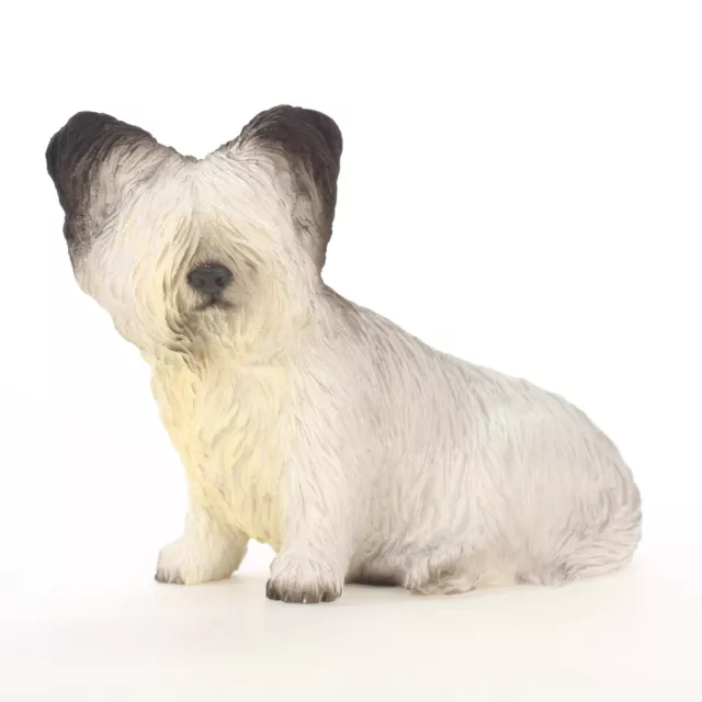 Skye Terrier Collectible Statue Hand Painted Figure