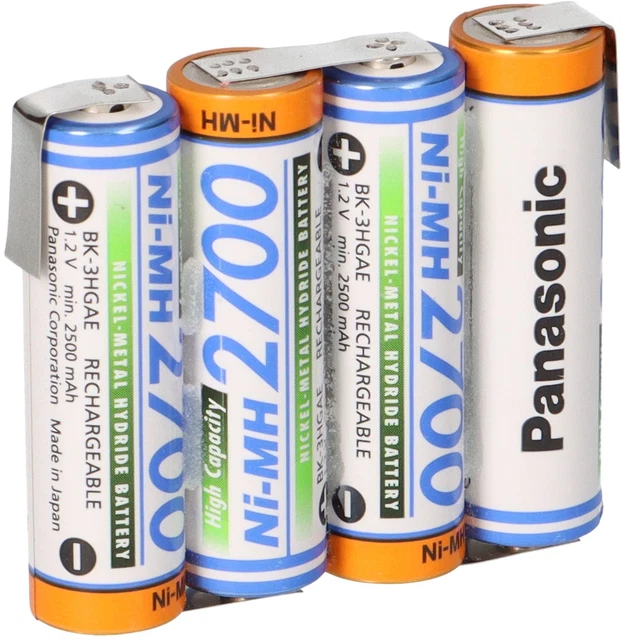 Panasonic eneloop Akkupack 4,8V / 800mAh - F2x2 passend für Graupner Zelle AAA ab 20,32