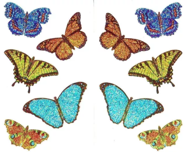 ~ Sparkle Butterfly Butterflies Insects Nature Bright Mrs Grossman Stickers ~