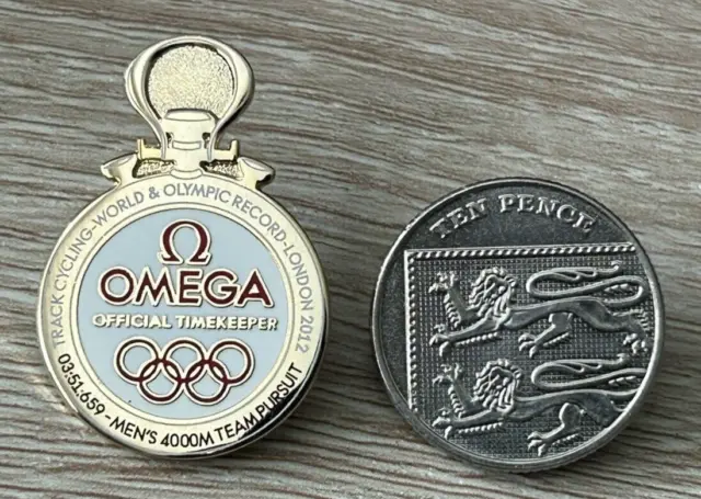 Omega, 2012 London Olympics, Men's 4000m Team Pursuit Pin