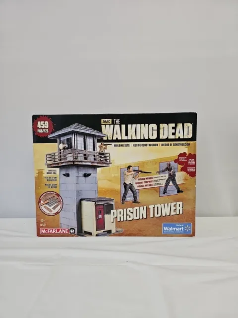 TWD AMC WALKING DEAD Prison Tower Building Set Walmart EXCLUSIVE McFARLANE